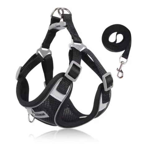 Pet Chest Strap Traction Rope Set Suitable for Small and Medium sized Dogs and Cats Chest Straps Reflective Dog Clothes Vest Set Chihuahua Outdoor Walking Pet Supplies