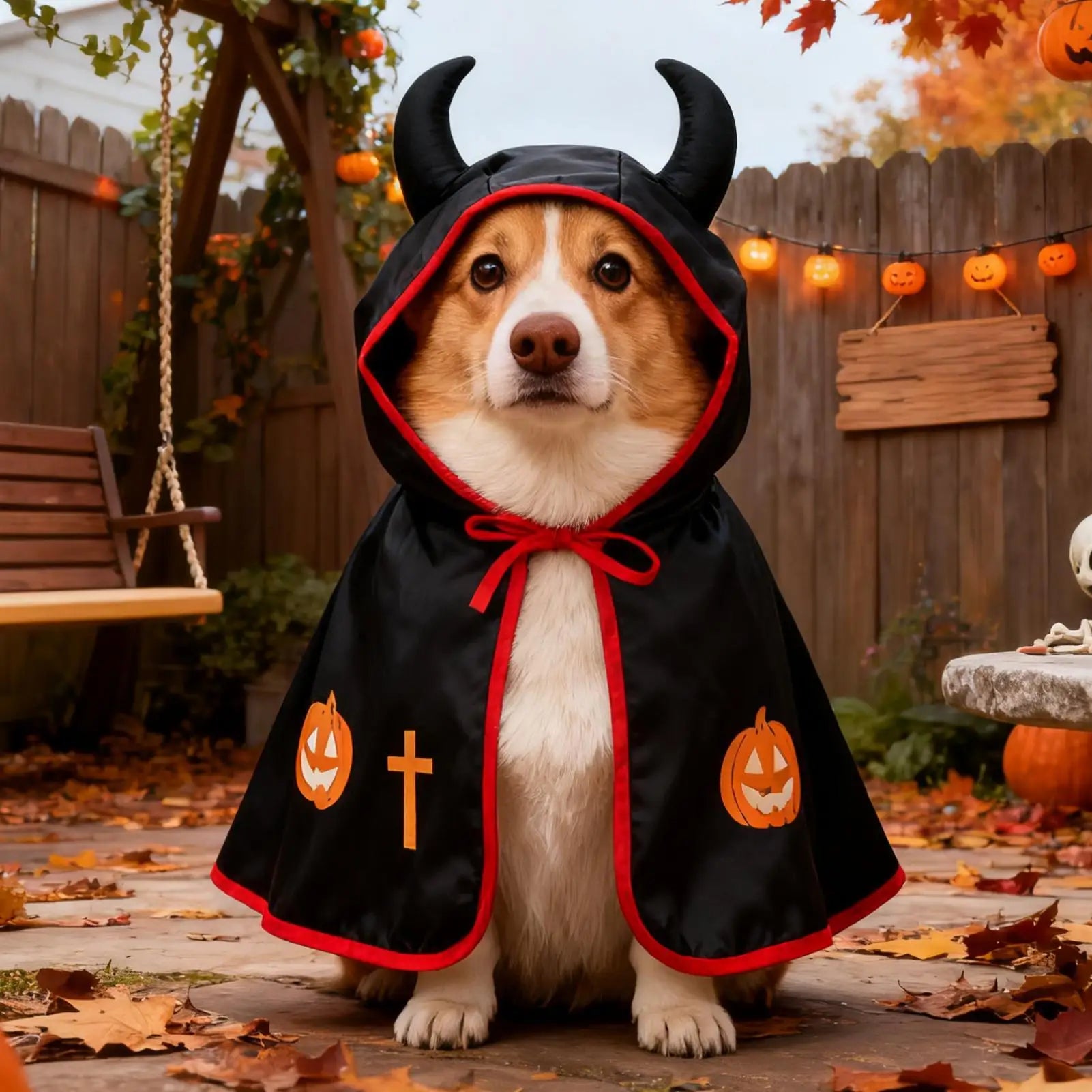 Halloween Cat and Dog Costumes, Funny Puppy Cloak, Dog Pet Costumes, Halloween Party Puppy Photography Props, Large Dog Photography Props