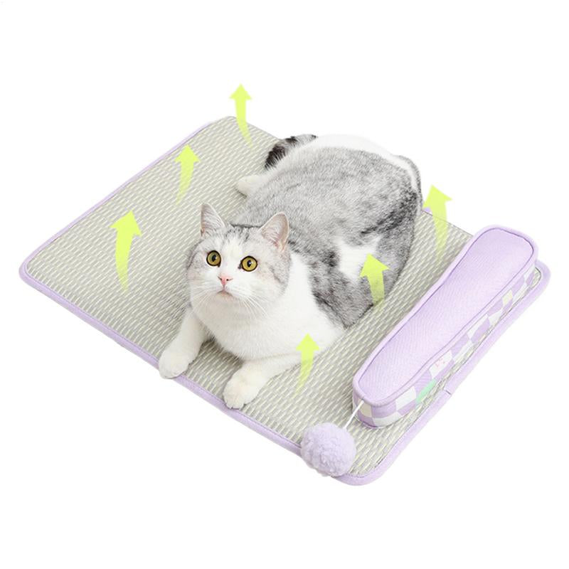Dog cooling pad, summer pet cooling bed sofa, cat ice pad blanket sofa, breathable pet bed, heat dissipation pet rest nap bed