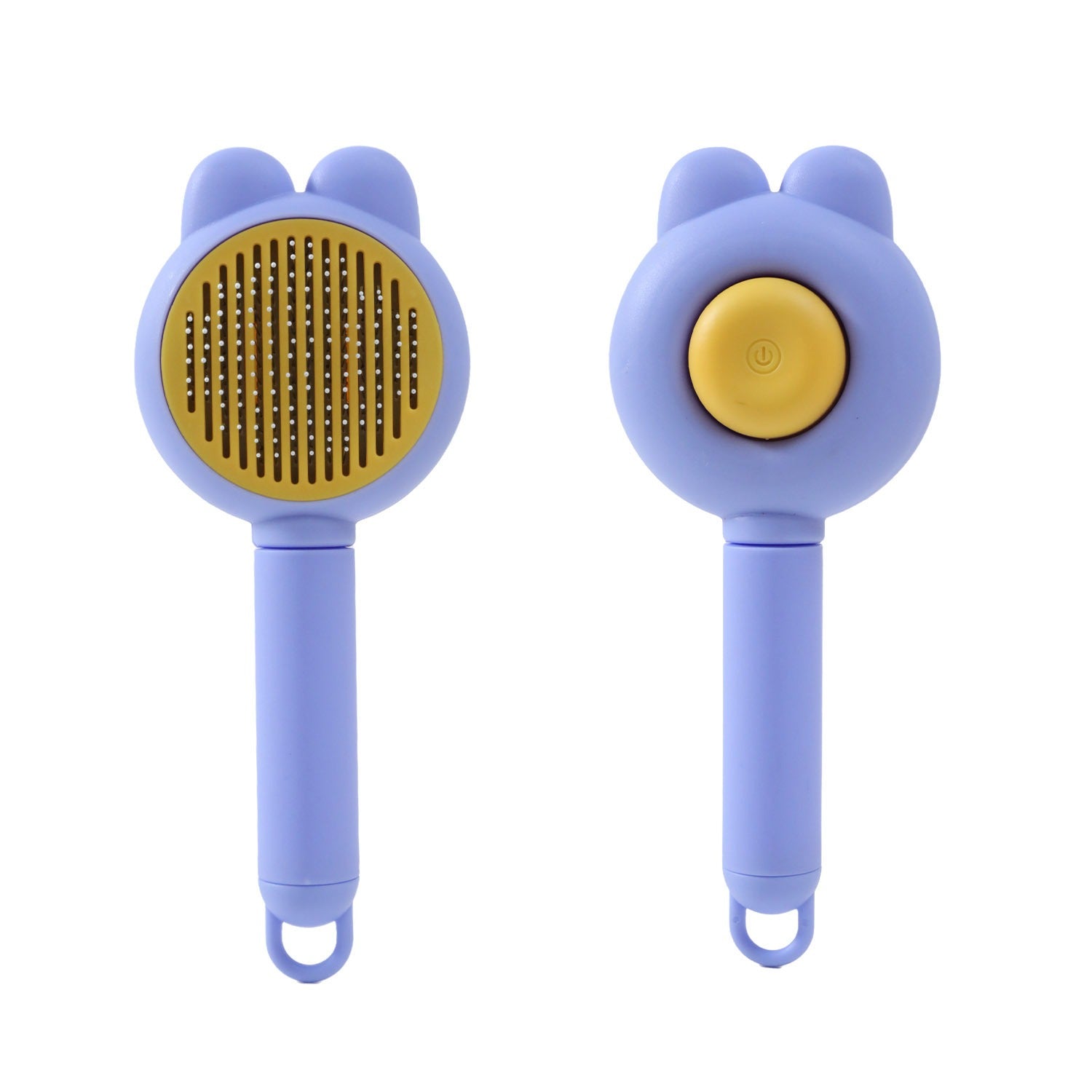 New cat comb with one click deep cleaning stainless steel pet grooming tool for hair massage