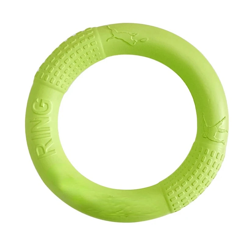 Dog toys, pet frisbee, EVA dog training ring, bite resistant toy, dog floating bite ring toy, interactive
