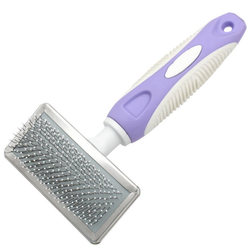 Dog brush pet hair remover massage dog brush stainless steel comb cat cleaning tool pet grooming dog accessories