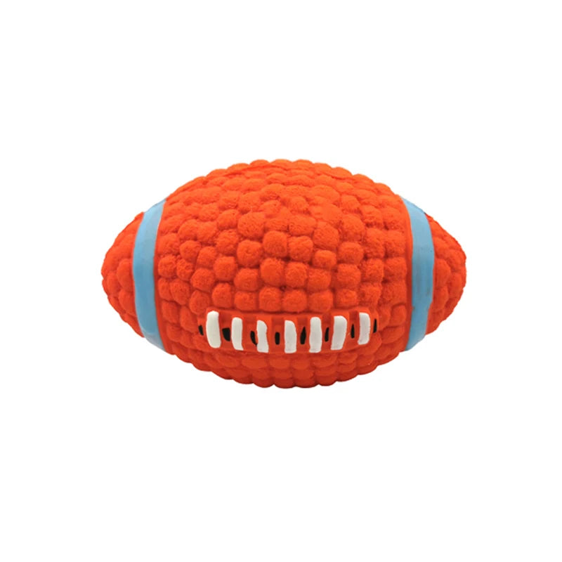 Dog ball toys are suitable for small dogs, medium dogs, large dogs, cats, puppies, squeaking, rugby, volleyball, football training toys, Chihuahuas, Khabarons, pet supplies
