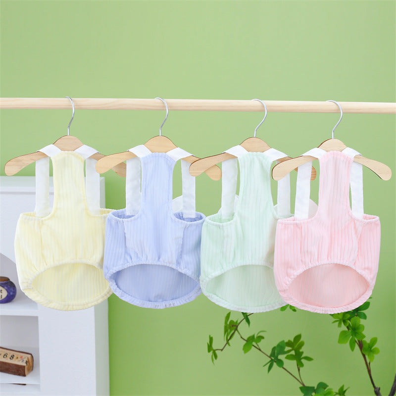 Small dog backless dress teddy bear Yorkshire pet puppy cat bow camisole dress outdoor puppy kitten pet spring and summer clothing