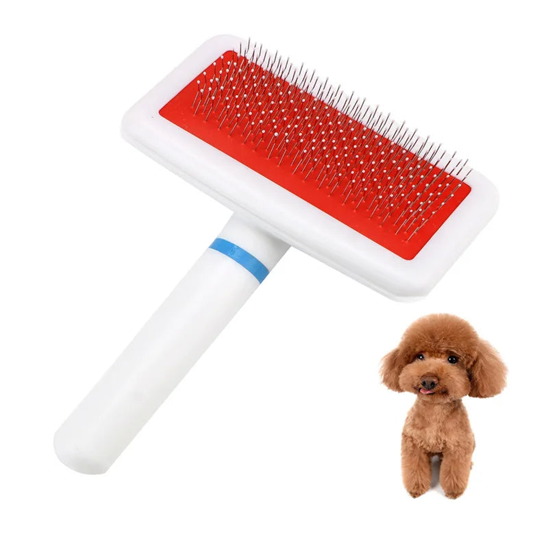 Pet comb, cat and dog comb, needle comb, pet brush suitable for dogs, cats, puppies, small dogs, hair remover, cat comb, pet grooming tool