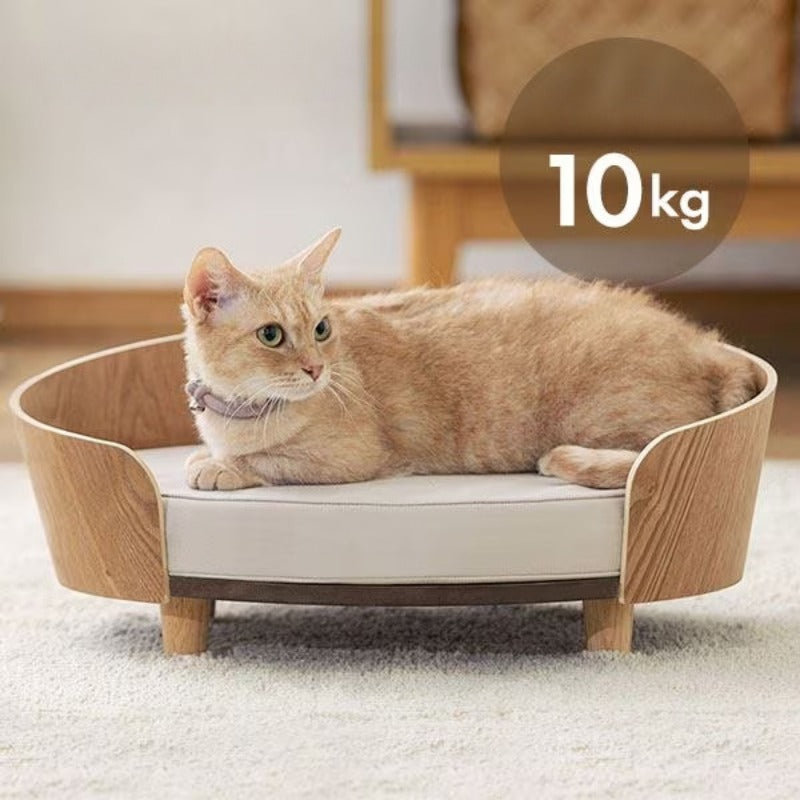 Wooden pet mattresses and furniture for indoor cat houses, soft and luxurious anti slip cat beds, sofas, comfortable cat products