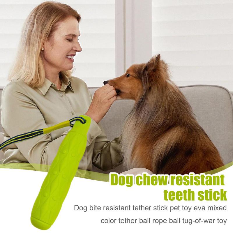 Dog Rope Chewing Toy Outdoor Dog Picking Chewing Toy Tug of War Tooth Extraction Cleaning Rope Suitable for Medium and Large sized Pets