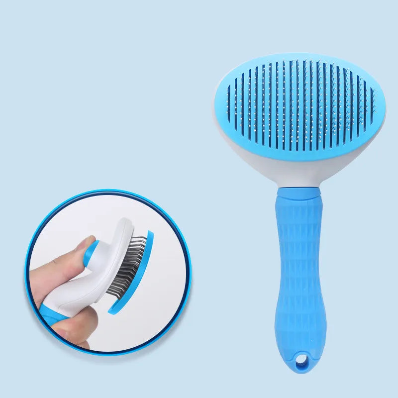 Cat anti slip beauty brush, pet hair removal comb, cat accessories, needle comb, hair removal products, cat supplies