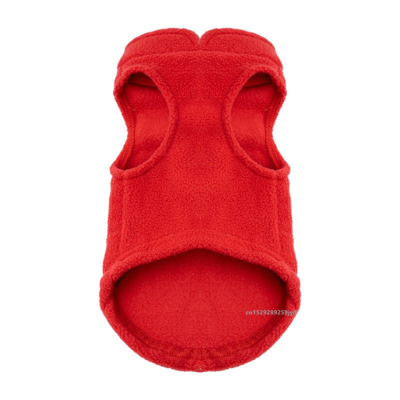 Winter warm dog clothing, pet jacket vest with D-ring, suitable for small dogs and cats, French bulldog clothing, Chihuahua jacket