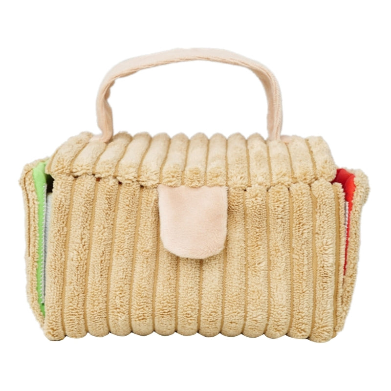 Dog plush toy sniffing interactive hide and seek foraging squeaking chewing toy sniffing pad relieves stress