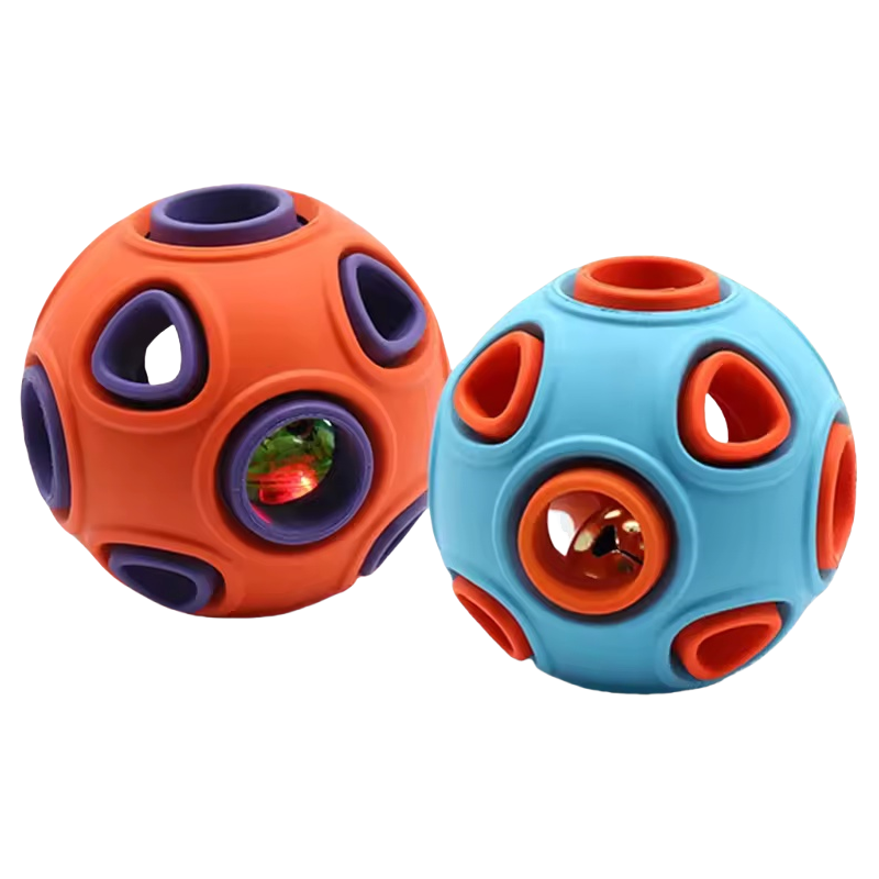 Creative dog ball toy double-layer sound dog ball interactive play cleaning teeth grinding leakage toy pet supplies
