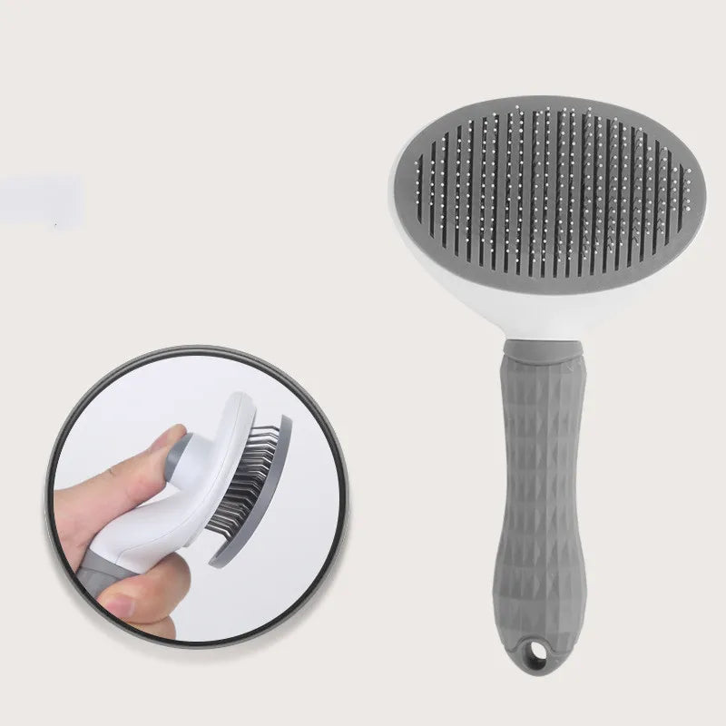 Cat anti slip beauty brush, pet hair removal comb, cat accessories, needle comb, hair removal products, cat supplies