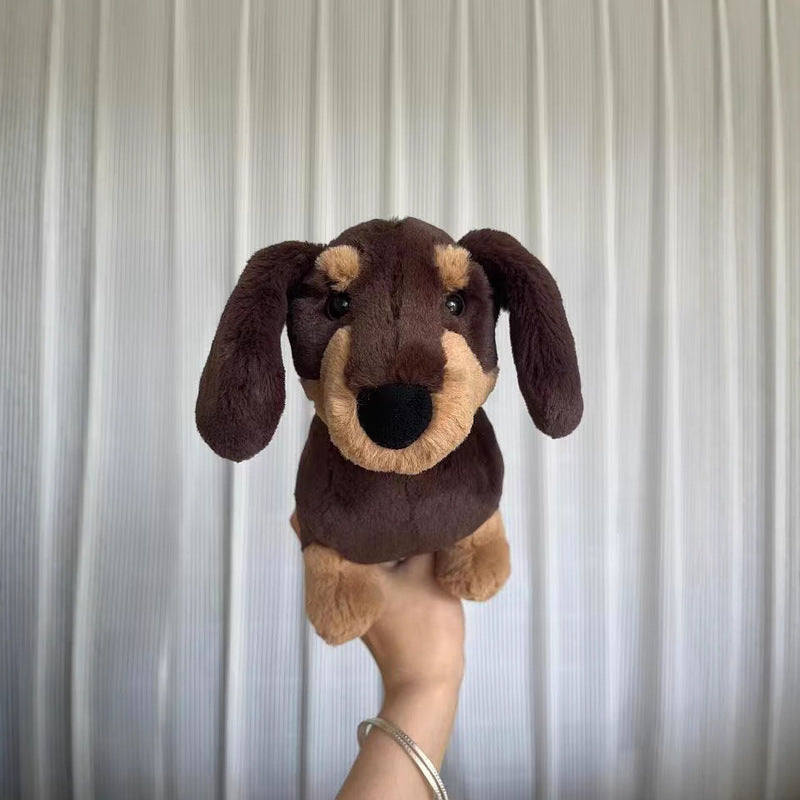 Pet Toy Puppy Series Schnauzer Fox Terrier Sausage Dog Soothing Animal Doll Pet Interactive Dog Toy Festival Gift