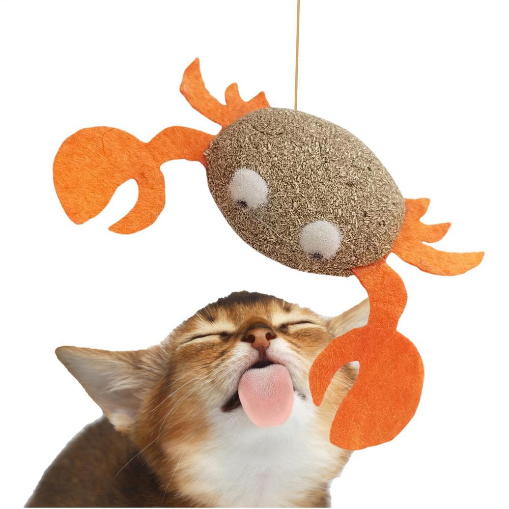 Catnip Cat Toy Cartoon Edible Catnip Ball Safe and Healthy Catnip Teeth Grinding and Cleaning Game Pet Toy Catnip Filling