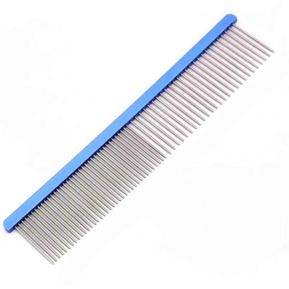 Dog Comb Stainless Steel Dog Brush Pet Beauty Massage Dog Comb Brush Double Toothed Dog Comb Cat Hair Removal Pet Supplies