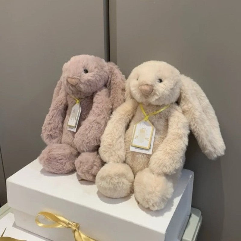 Original Jelly Cat Gold Label Red Shy Bonnie Rabbit Doll Wave Pet Interactive Companion Toy Festival Gift