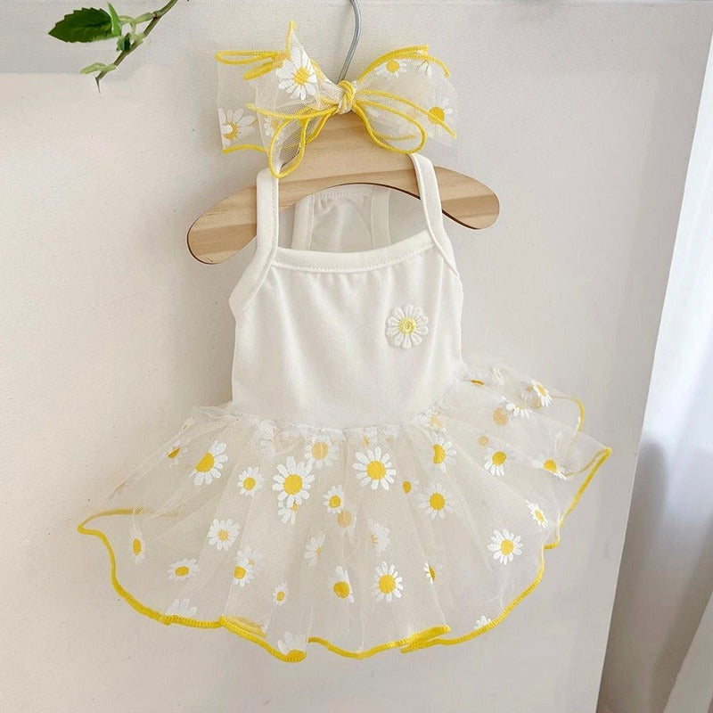 Summer Strawberry Dog Suspender Dress Pet Clothing Dog Clothes Cat Puppy Print Cute Mesh Dress Pet Supplies