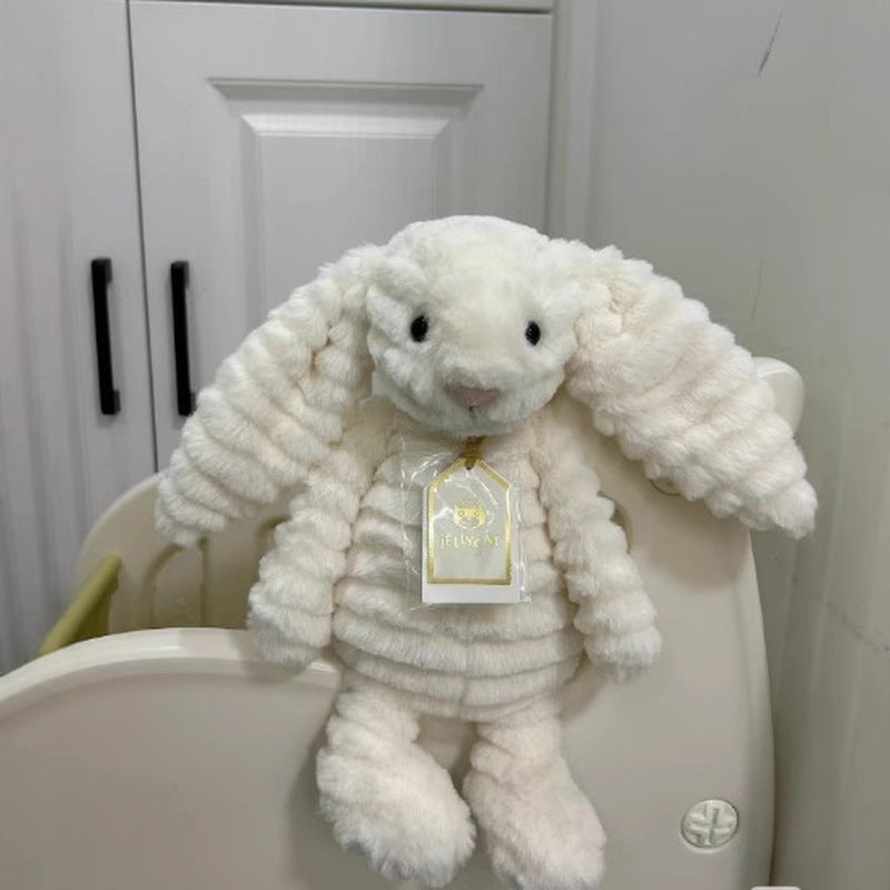 Original Jelly Cat Gold Label Red Shy Bonnie Rabbit Doll Wave Pet Interactive Companion Toy Festival Gift