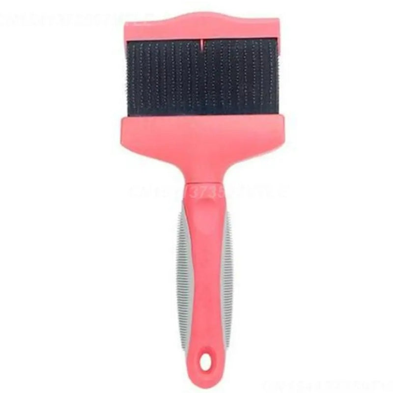Double sided pet hair trimming comb brush dog and cat hair brush hair combing hair removal cleaning massage comb hair removal device
