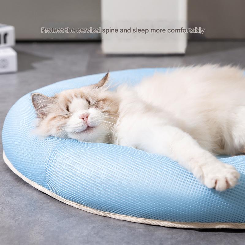 Summer cool pet bed breathable sleeping pad soft cat bed pet bed sofa cat bed suitable for small dogs, cats and kittens mattress
