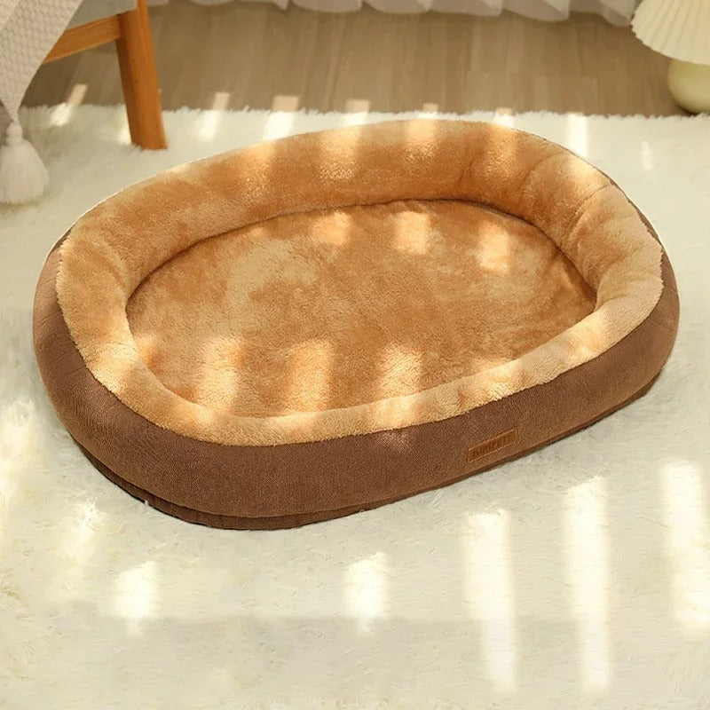 Winter Warmth Puppy Bed Cat Plush Toy Fluffy Bed Pet Accessories House Mat Habitat Dog Mat Basket Supplies Kitten