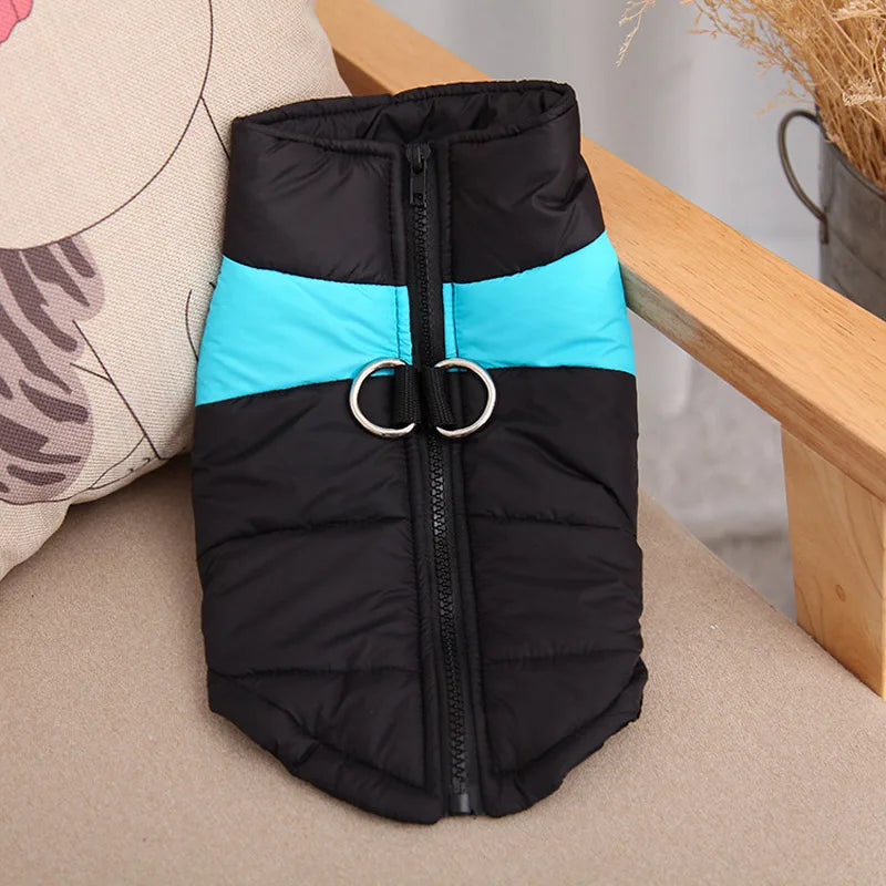 Winter pet dog clothing, warm big dog coat, waterproof pet vest jacket, suitable for small dogs, medium-sized dogs, large dogs, golden retrievers